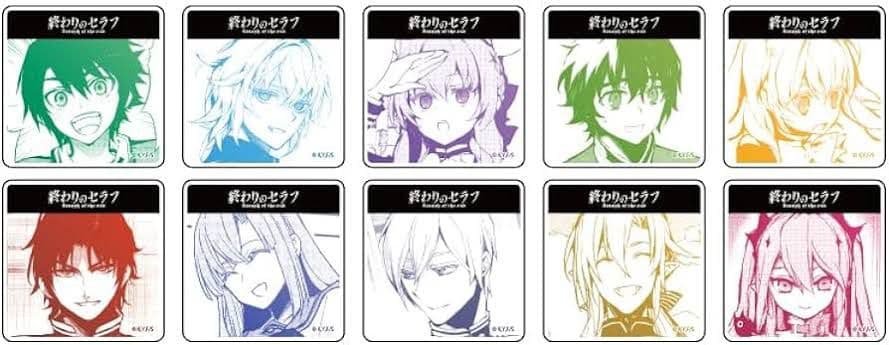 終わりのセラフ　色紙　キーホルダー