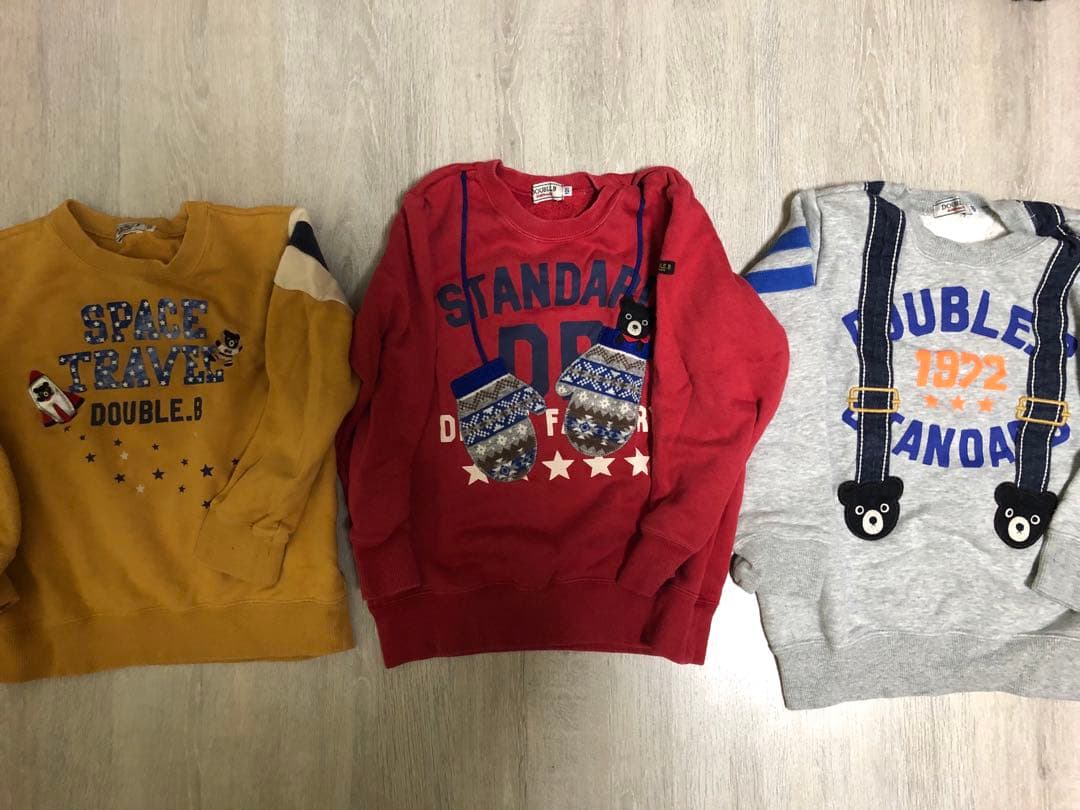 【専用】ミキハウス　120 まとめ売り　トレーナー　ズボン　ベスト　16点