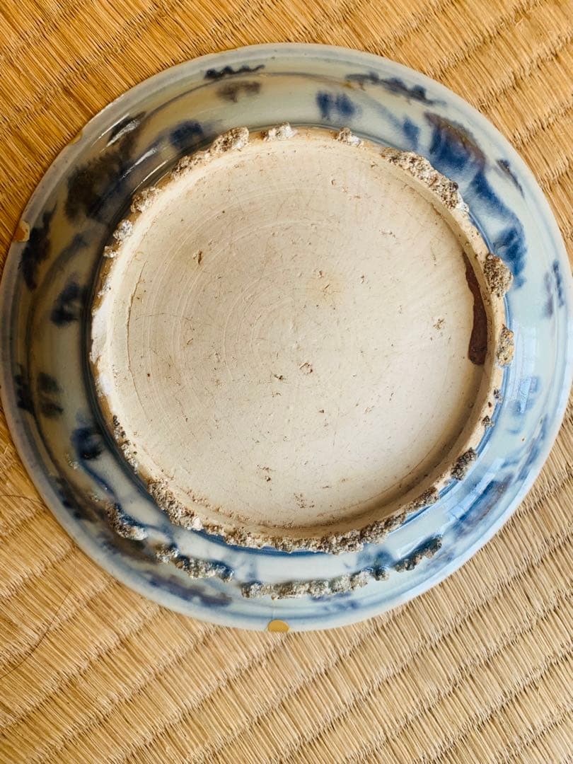 中国明時代早期（宣徳頃）染付お皿