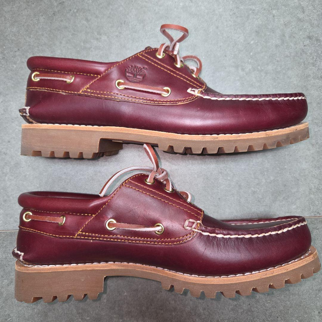 Timberlandスリーアイ3eye クラシックラグ27.5cm バーガンディ