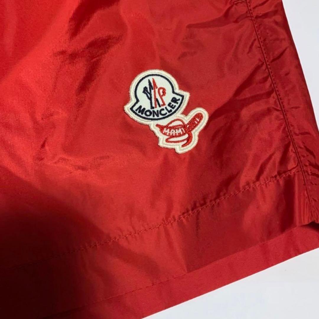 MONCLER 1952 BOXER MARE スイムパンツ レッド M モンクレール 水着