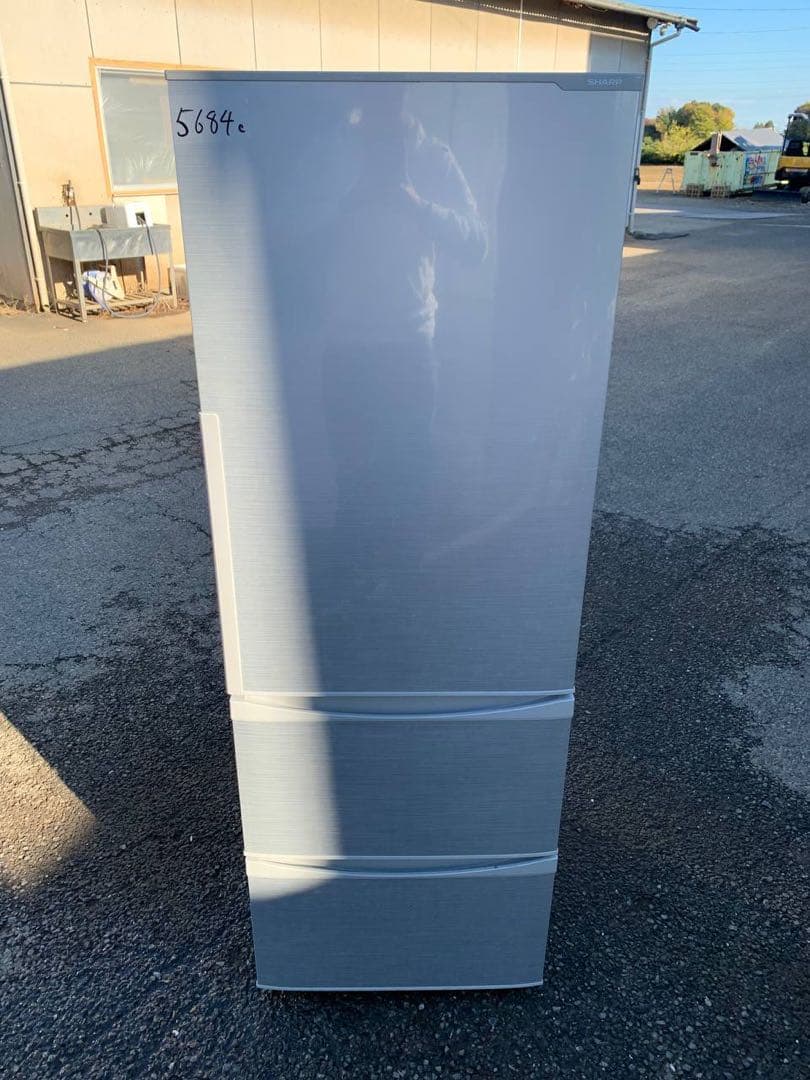 ♻️送料設置無料 SHARP ノンフロン冷凍冷蔵庫 SJ-ES26Y-S