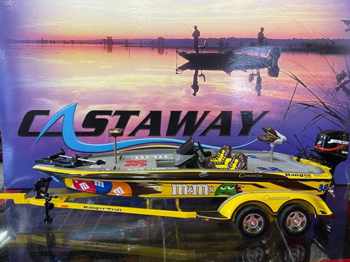 レンジャー 520VX 1/24 ダイキャスト模型 CASTAWAY バスボート