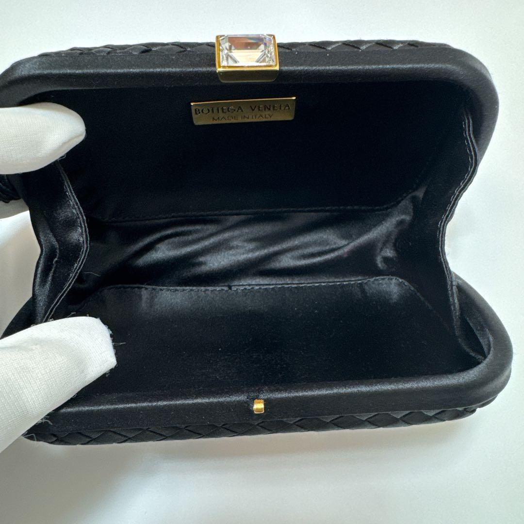 BOTTEGA VENETA ボッテガヴェネタ サテン パーティーバッグ