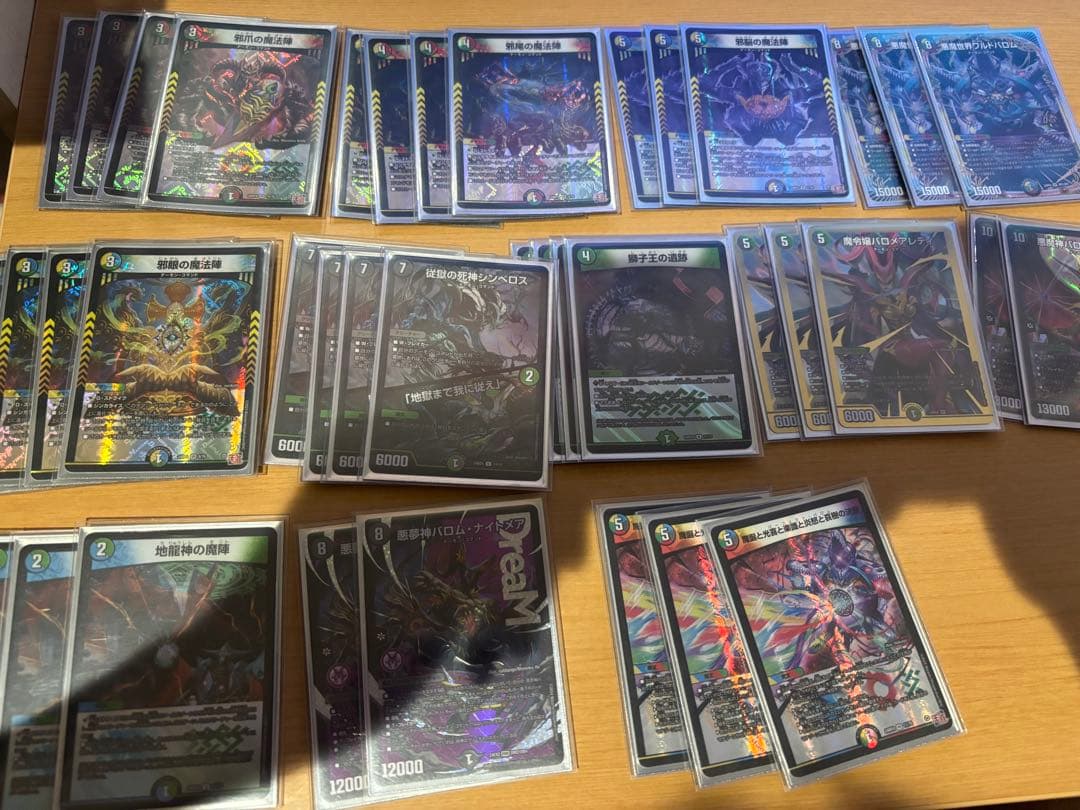 デュエマ引退品デッキと調整パーツとおまけ