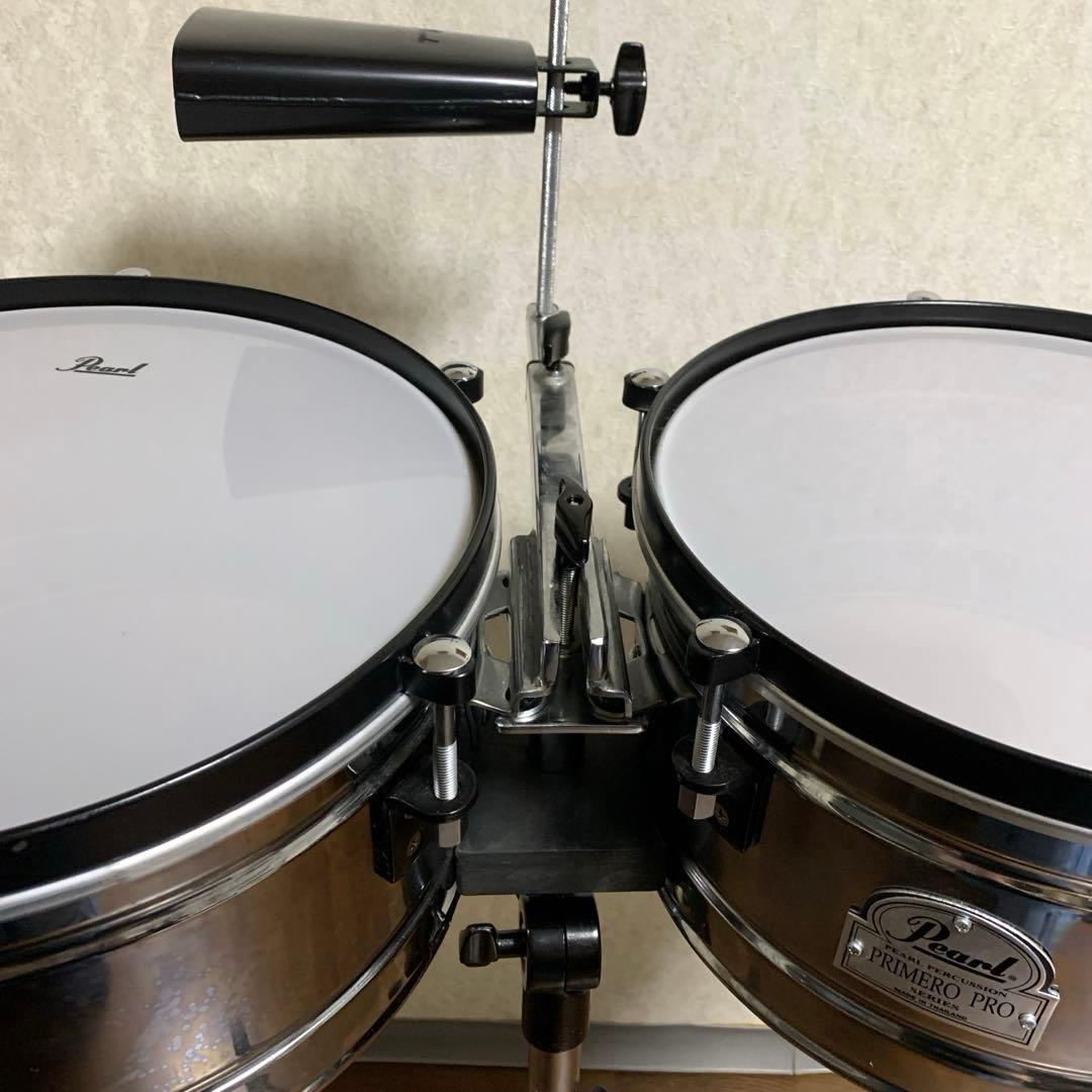 PEARL パール ティンバレス 13インチ 14インチ カウベル A