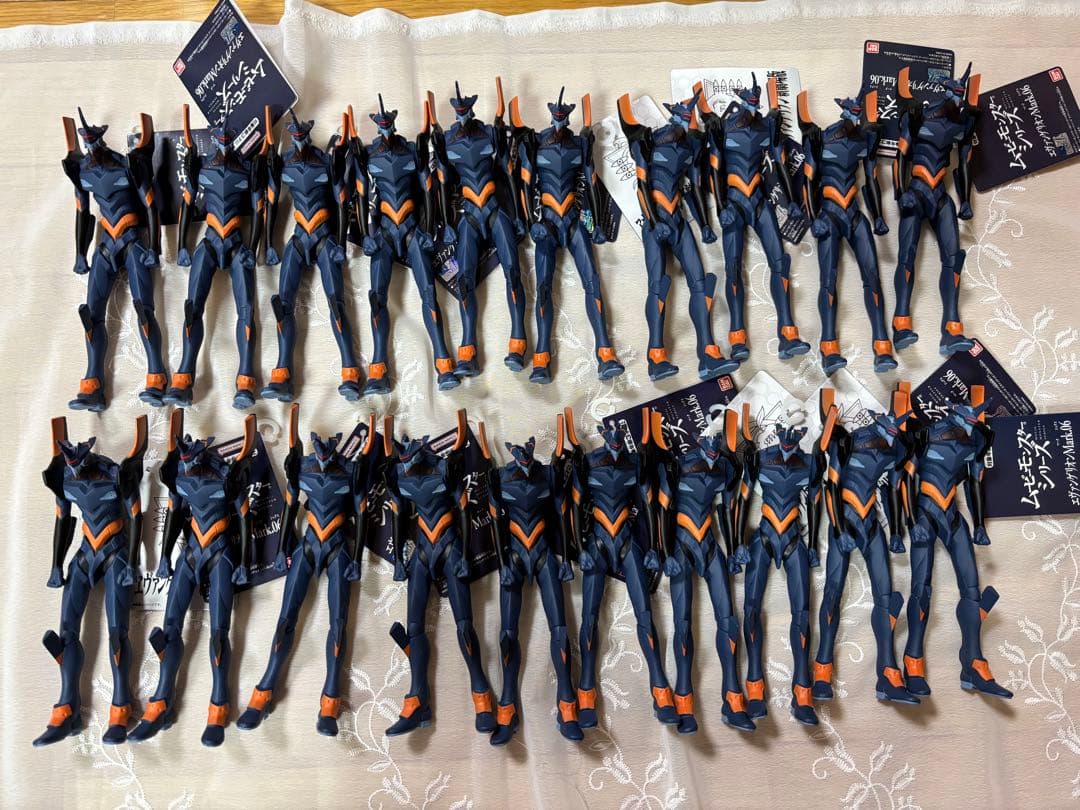 新品未使用　60体　エヴァ　ムービーモンスターシリーズ　3種類セット　まとめ