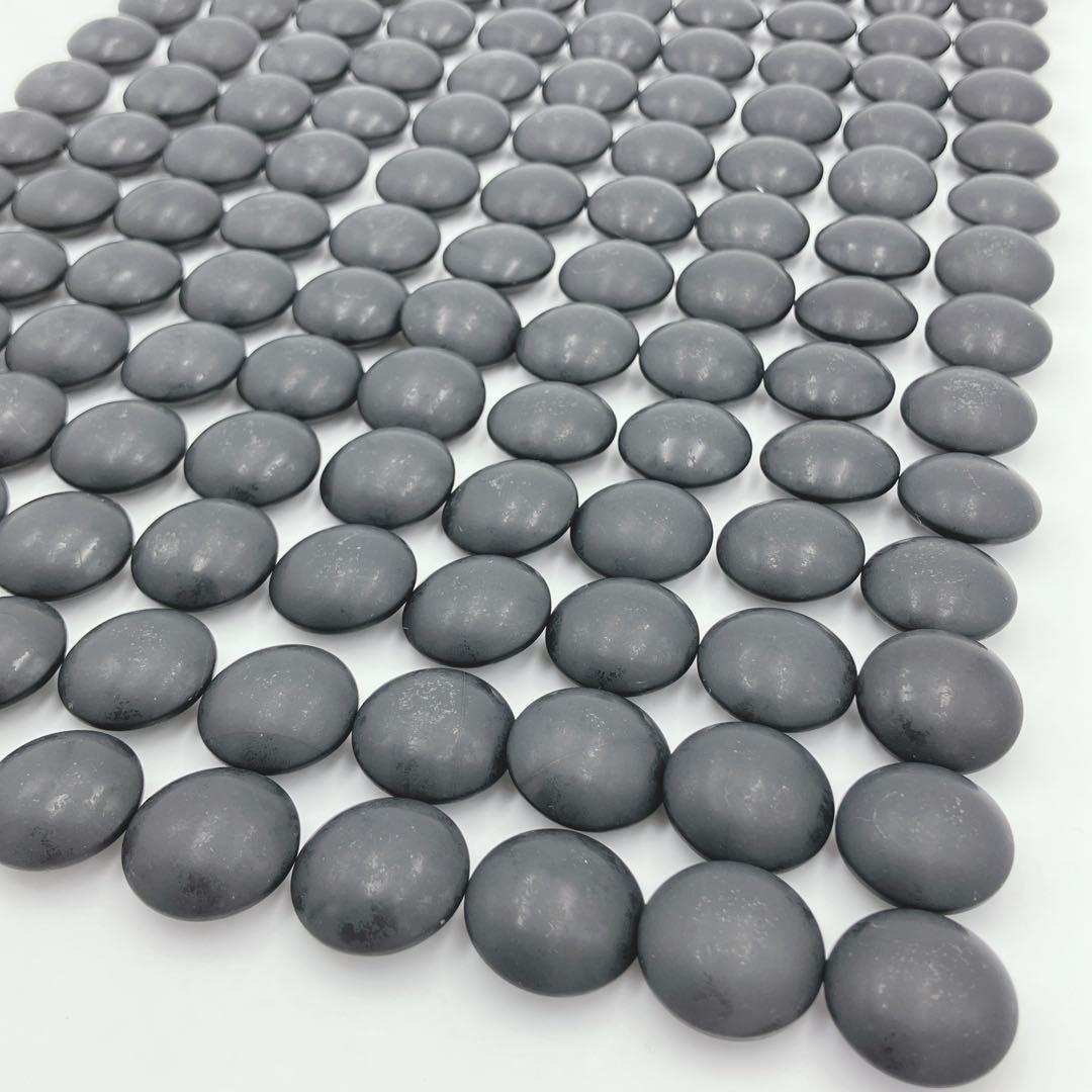 【美品】送料無料 囲碁 碁石33号〜34号 蛤碁石 那智黒 本蛤 雪印