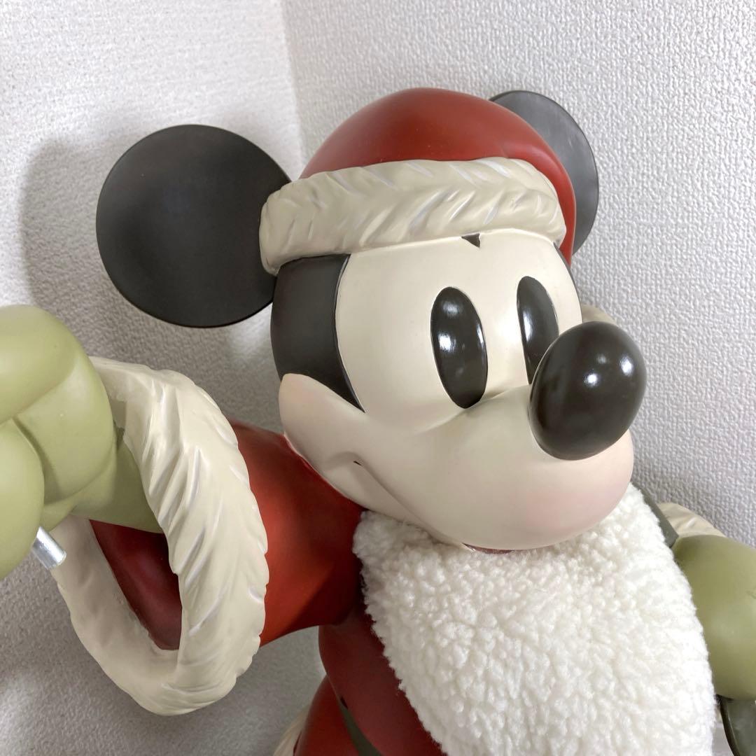 ディズニー75周年限定　特大　ミッキーマウス　サンタクロース　フィギュア　レア