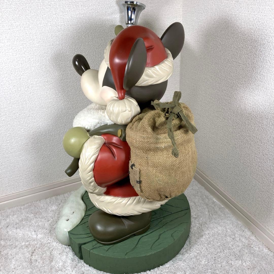 ディズニー75周年限定　特大　ミッキーマウス　サンタクロース　フィギュア　レア