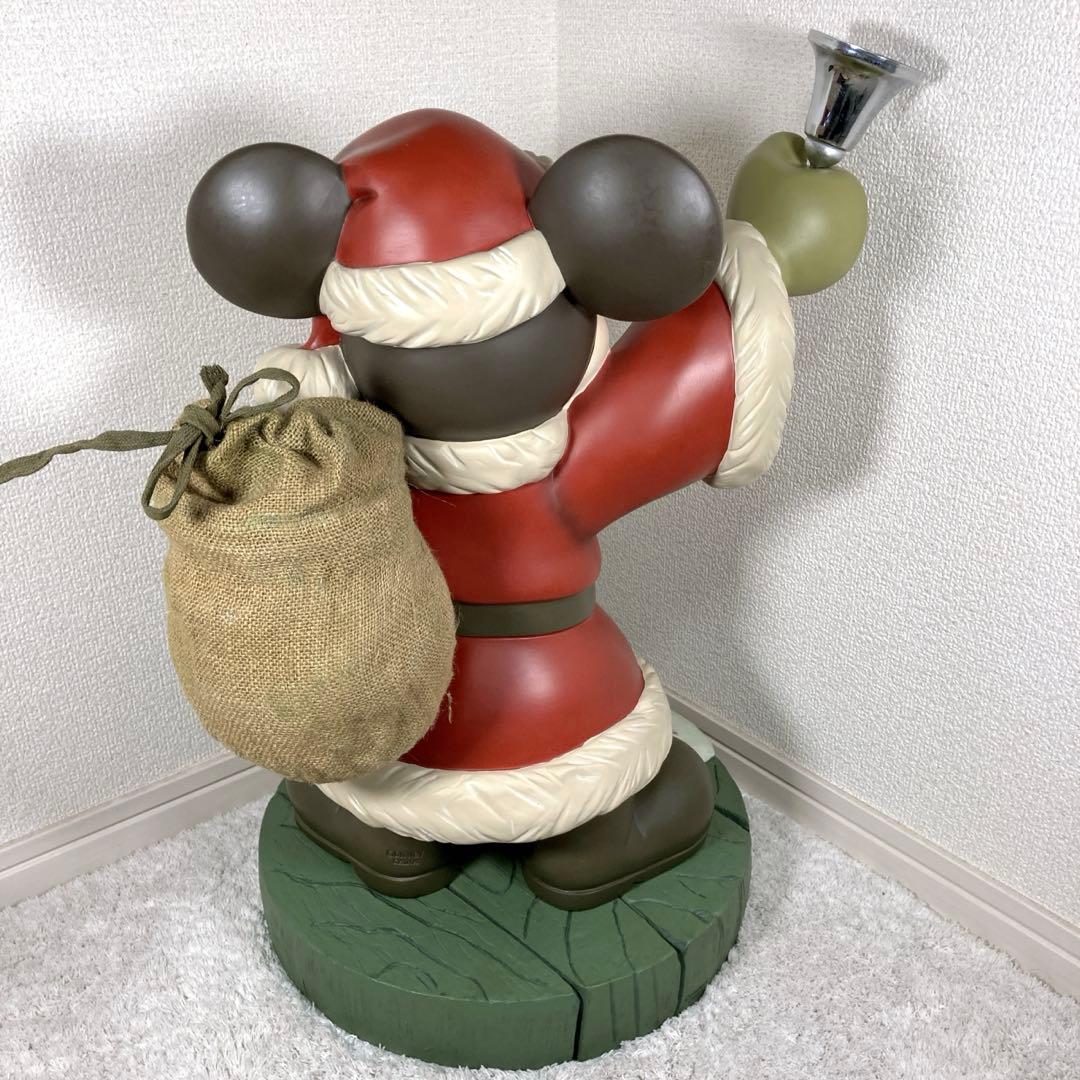 ディズニー75周年限定　特大　ミッキーマウス　サンタクロース　フィギュア　レア