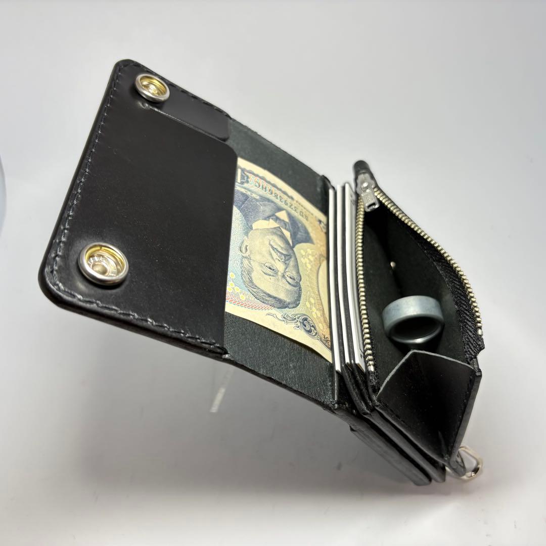 DH　オーダーページ　カスタムトラッカーウォレット　ショート　ブラック