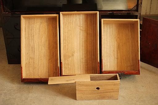 綺麗な庄内時代箪笥 5段 総桐材 タンス 収納 古家具 古民家 時代