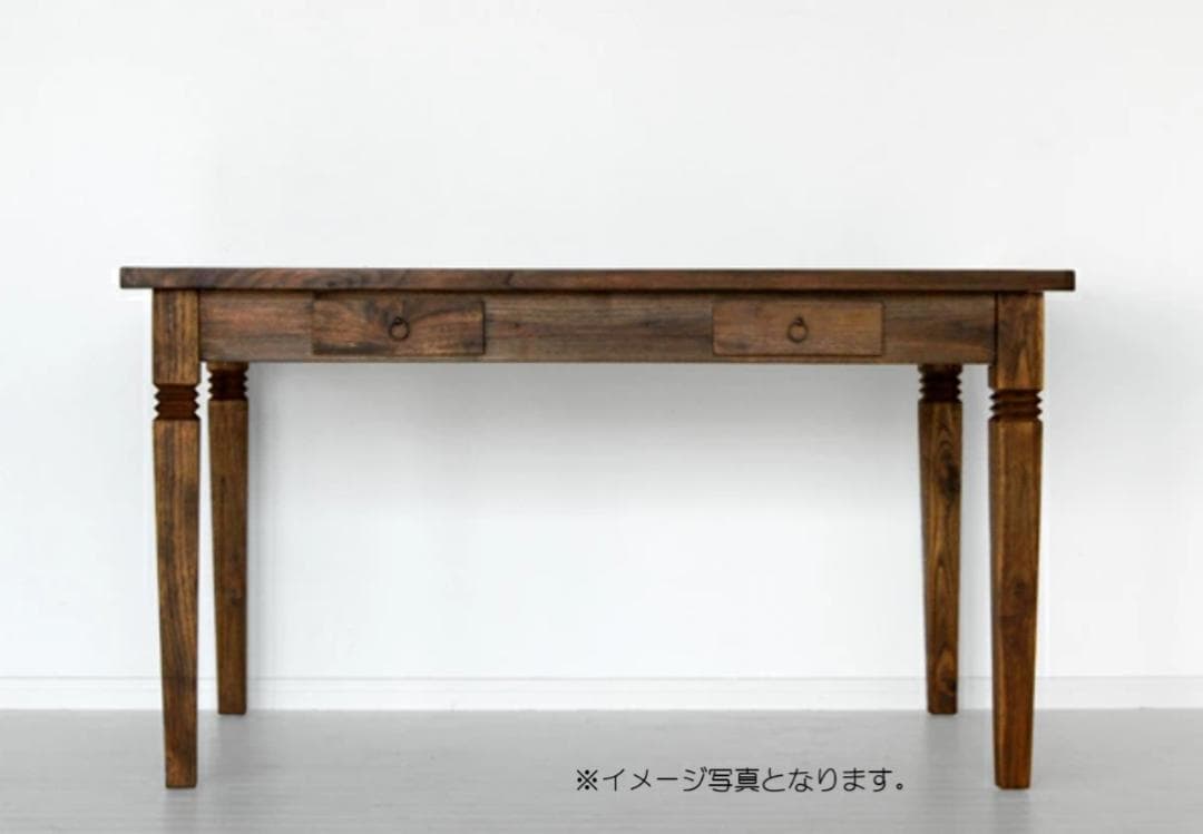 【ぺんたん】チーク無垢材 ダイニングテーブル190cm ☆店舗什器にも