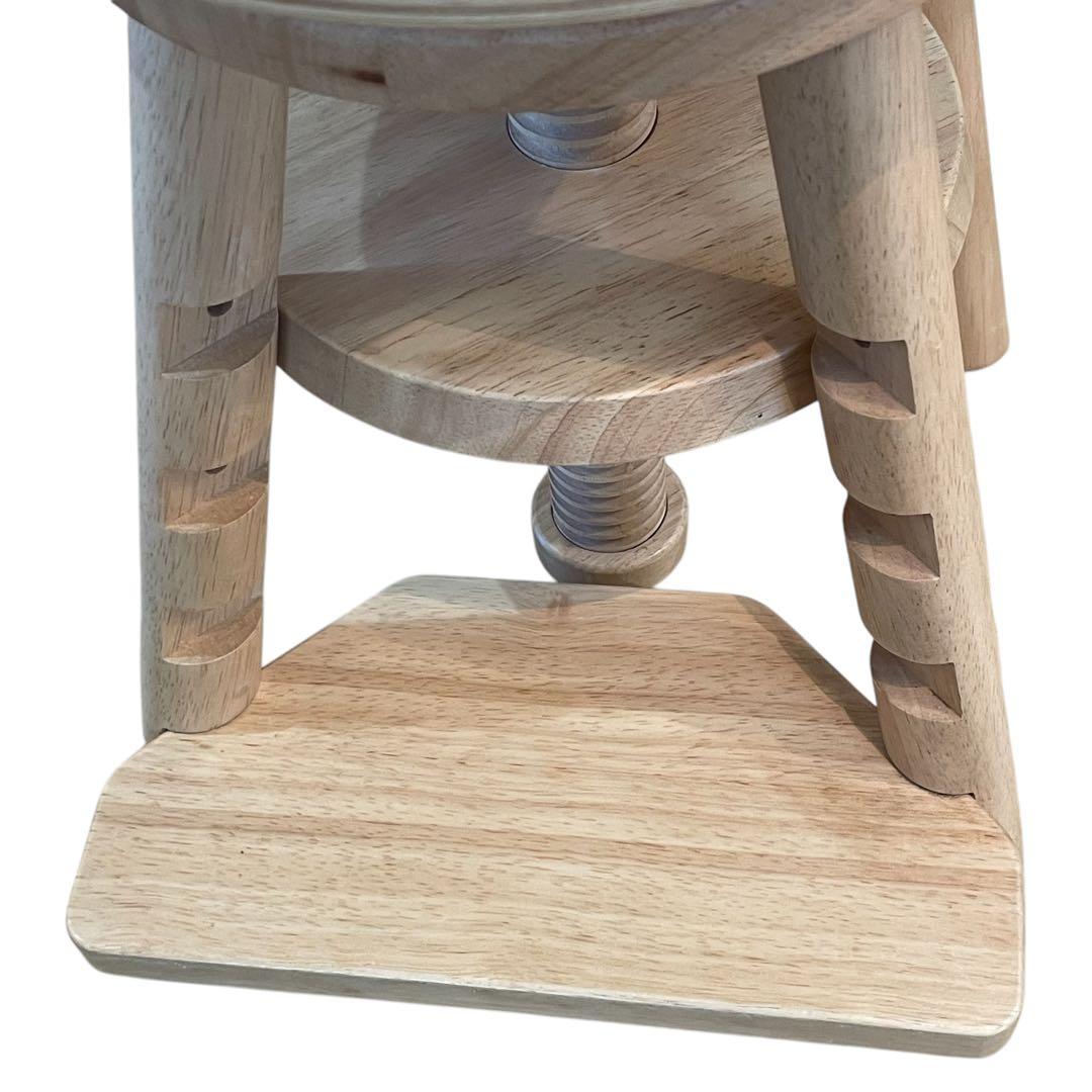 完売品　ideaco木製スツール 椅子 キッズチェア 学習チェア 天然木 北欧