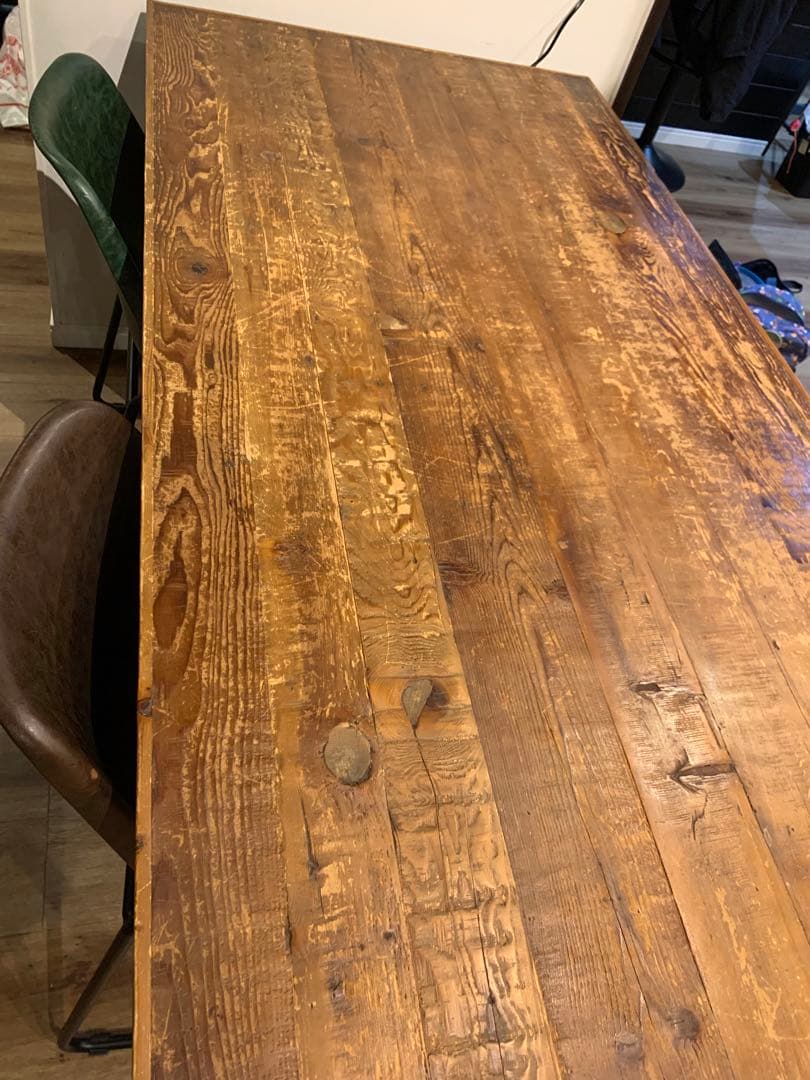 ノ*。様 ※椅子は別途購入　クラッシュゲート　ダイニングテーブル　クッパ　無垢材