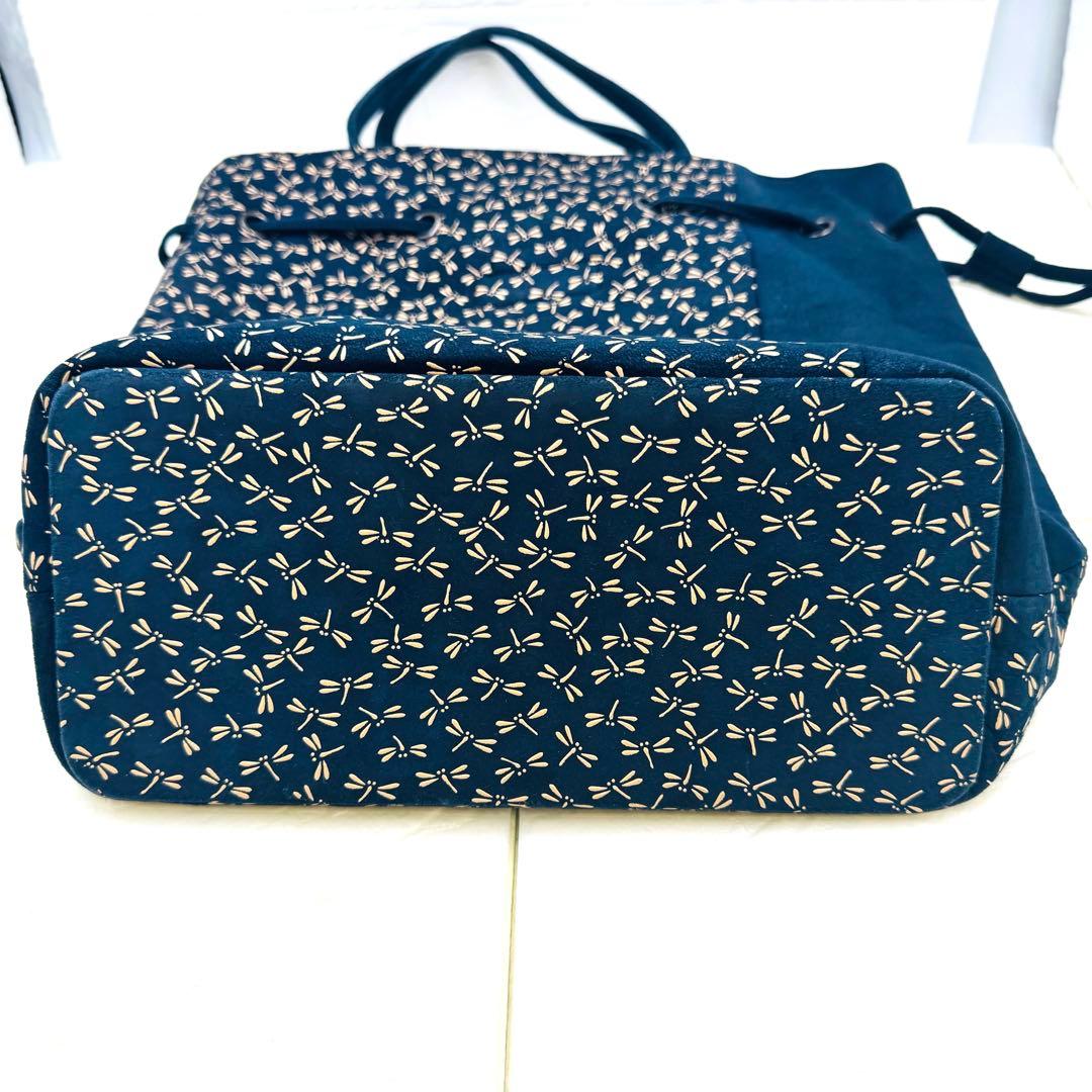 【超美品】✨印傳屋✨INDEN-YA❤️ バック ＆ 二つ折り財布　　とんぼ柄