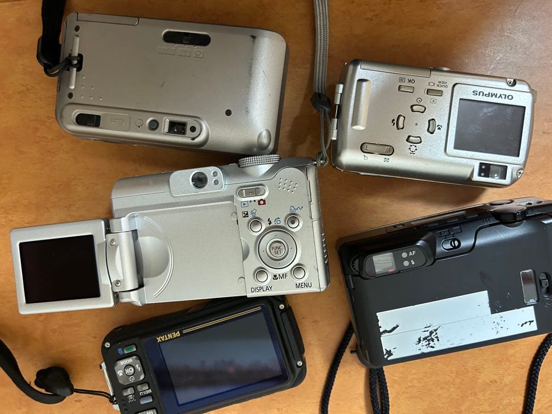 デジタルカメラセット Pentax Olympus Canon Casioの通販はau PAY