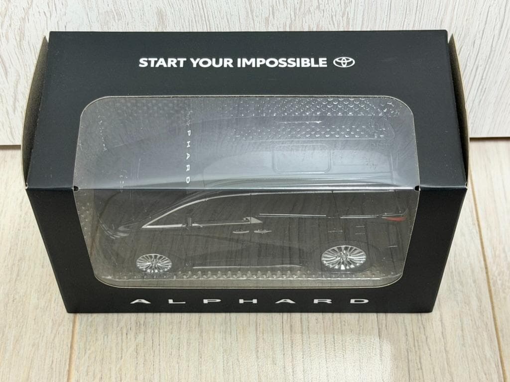 新品未使用☆トヨタ アルファード 40系 カラーサンプルミニカー＋プルバックカー
