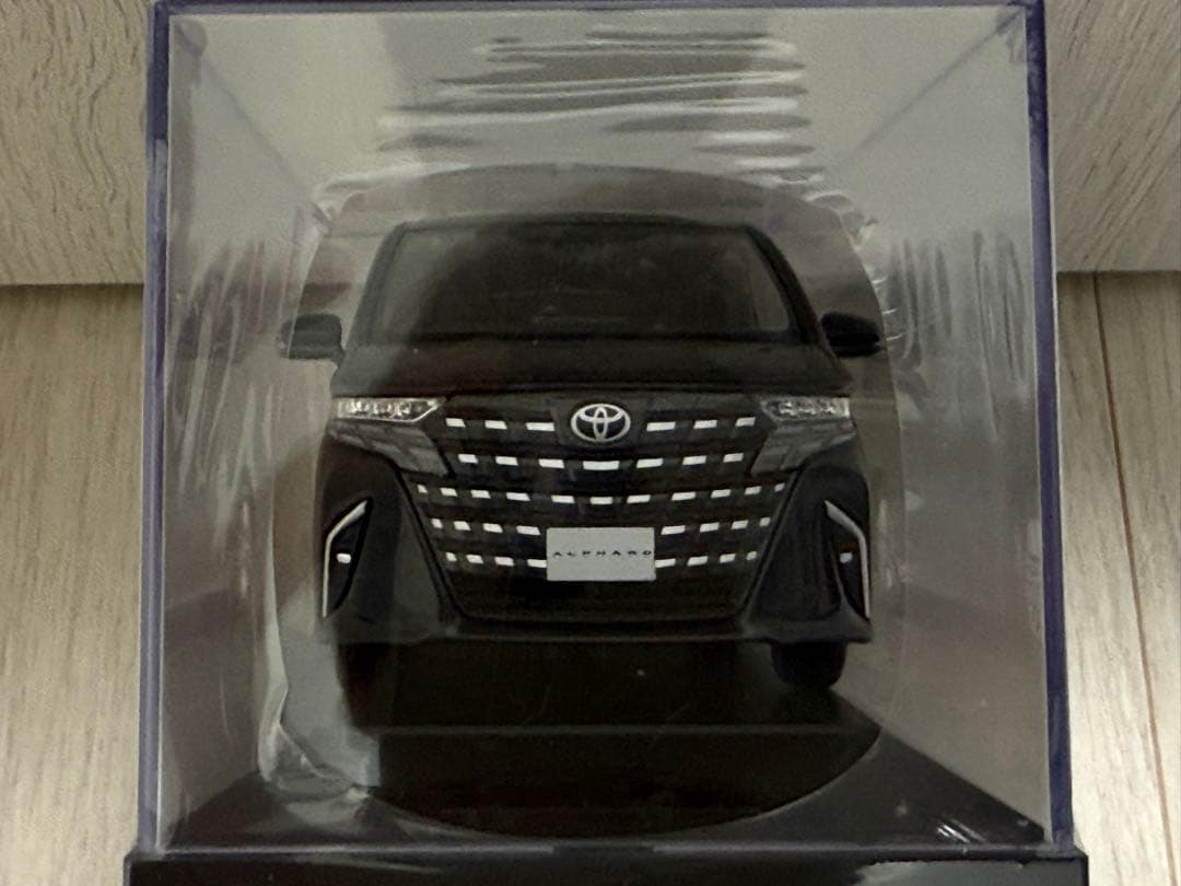 新品未使用☆トヨタ アルファード 40系 カラーサンプルミニカー＋プルバックカー