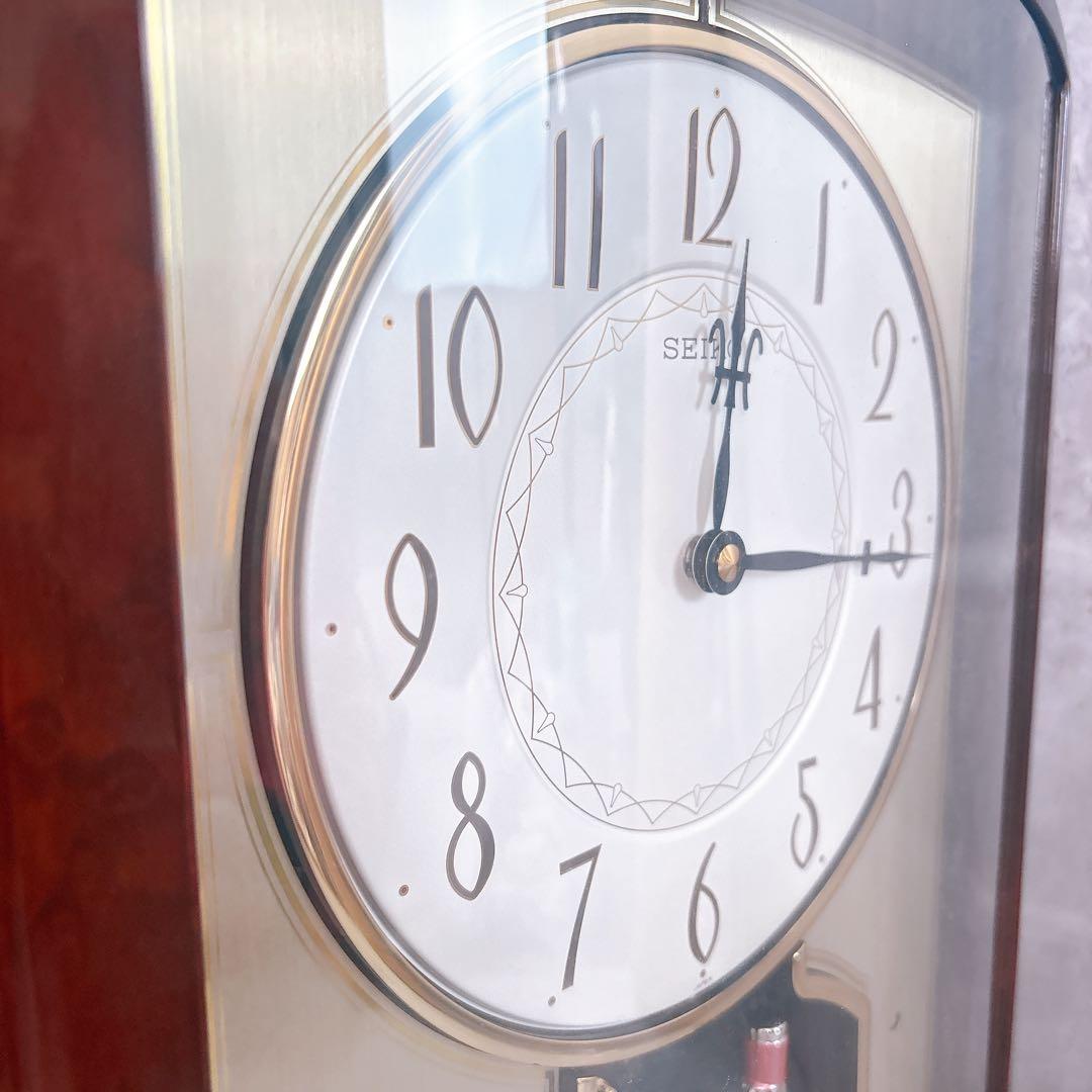 【未使用級】SEIKO 掛時計 ディスクドリーム RE532B からくり時計