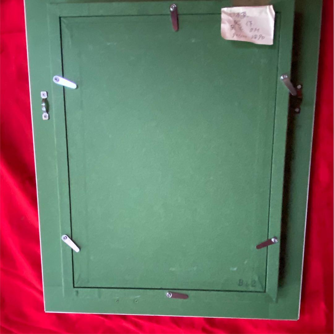 1889様感謝‼️高みへ‼️肉筆 昭作「翠の懸崖」サムホール 日本画