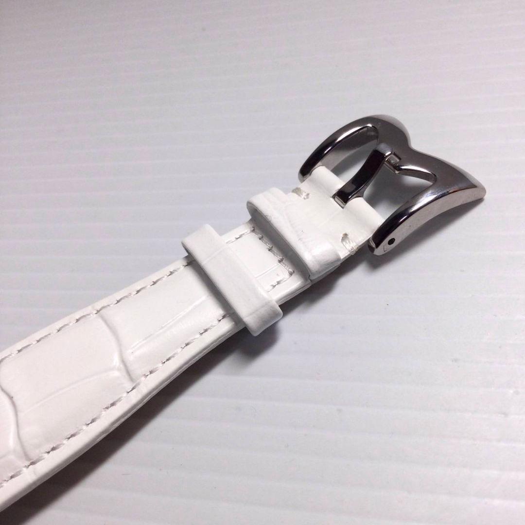 正規未使用品 ガガミラノ 48mm用 白 レザーベルト マヌアーレ クロノグラフ