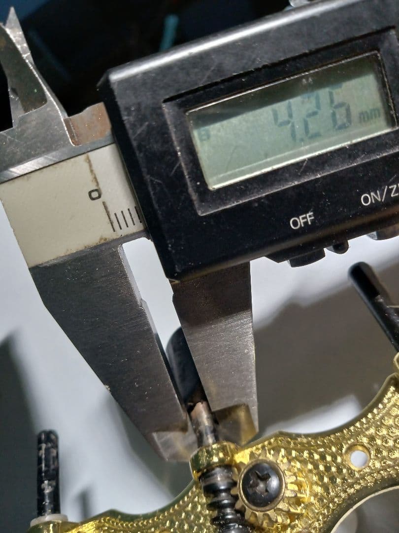 ギターペグ 曲がり修正治具 製作