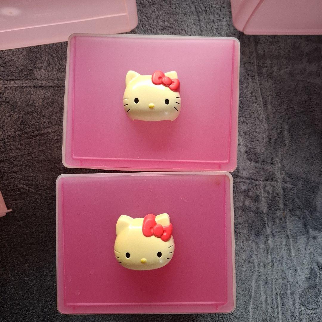 希少激レアHello Kitty 収納バスケット 5個セット