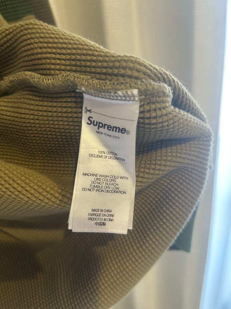 トップス supreme thermal zip hoodie
