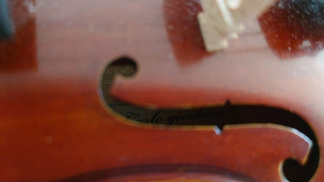 せ**ん【美品】カルロジョルダーノ1/10 バイオリン、ケースつき