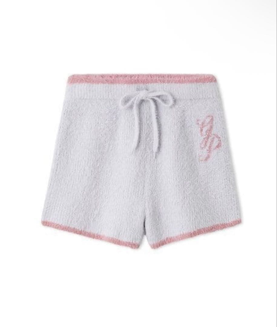 gelato pique/ジェラートピケ/ラメフェザーカーディガンとハーフパンツ