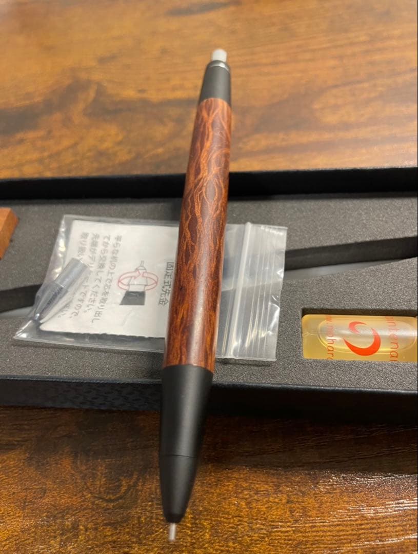 ちば　野原工芸　木軸シャープペンシル本体　シーオーク