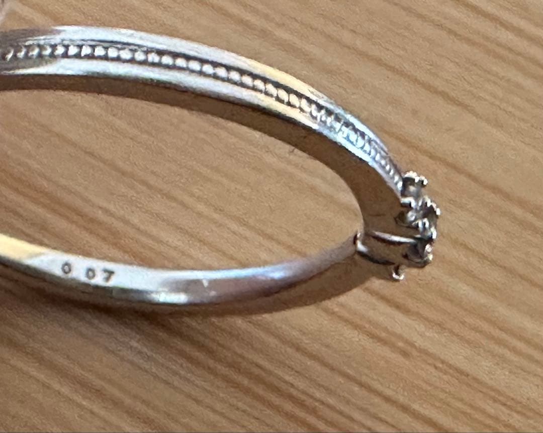 組曲 KUMIKYOKU K10WG リング ダイヤ0.07ct