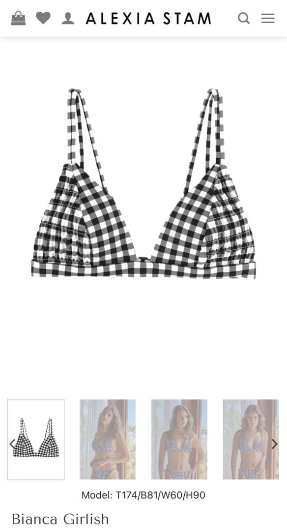 ALEXIA STAM ビキニ ビアンカ