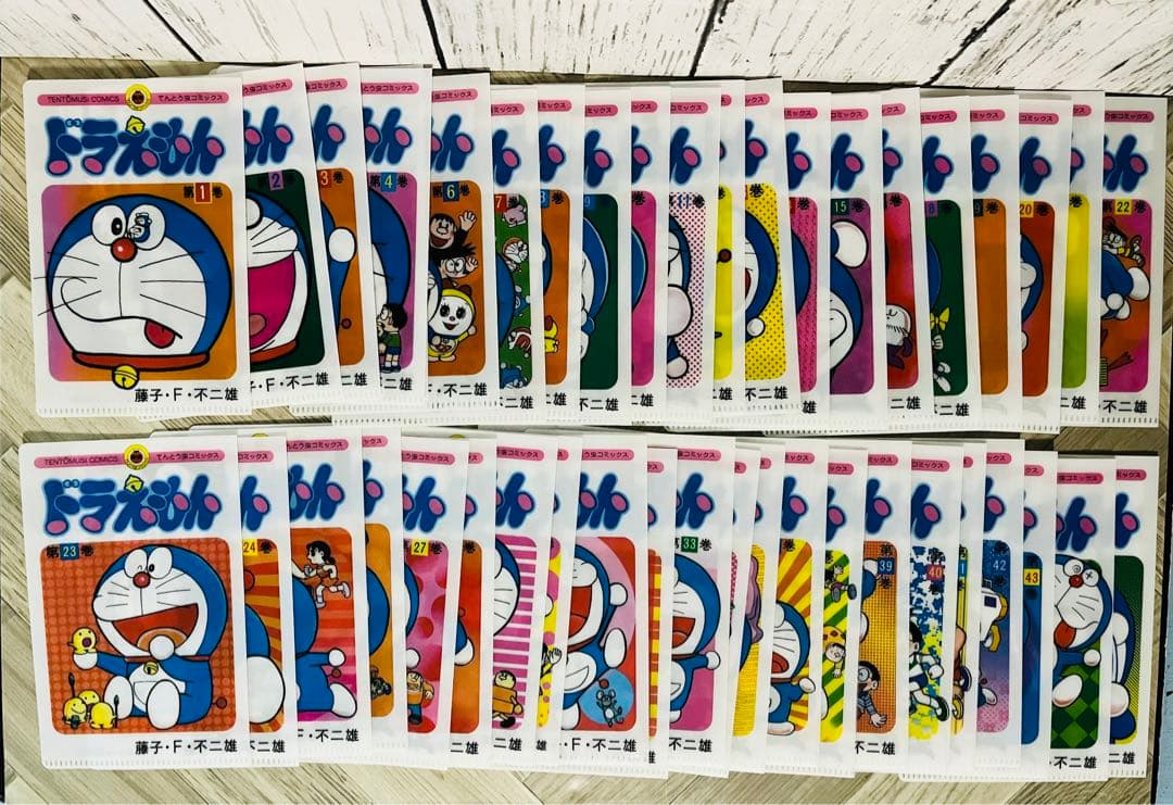 ドラえもん 特典 ミニクリアファイル 全45種類フルコンプセット