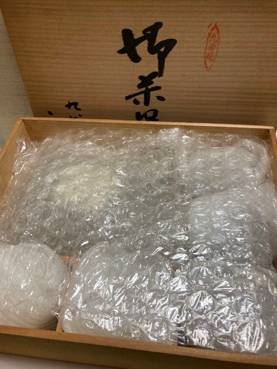 1767 九谷焼 茶器セット 急須1客 湯呑5客 未使用 1767 九谷焼 茶器セット