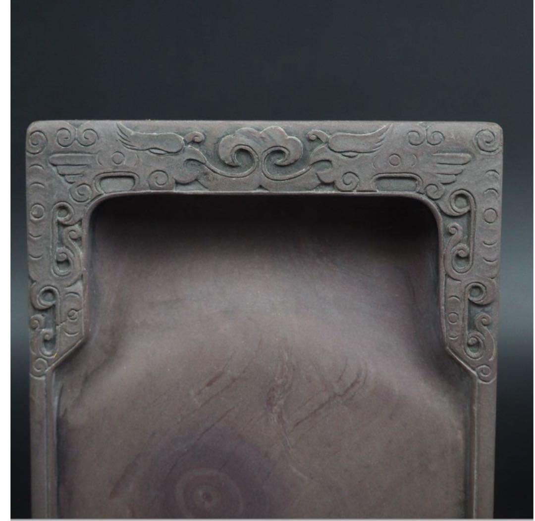 送料無料 時代物 龍文彫端渓硯 中国文房四宝 - メルカリ