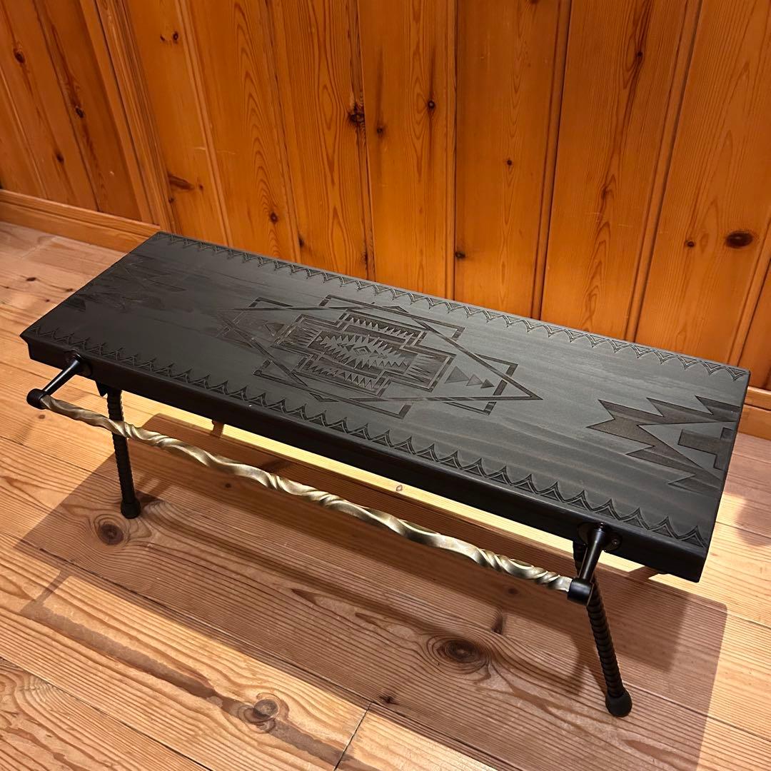 No.6 ソロテーブル アイアンミニテーブル ツイストハンガー付