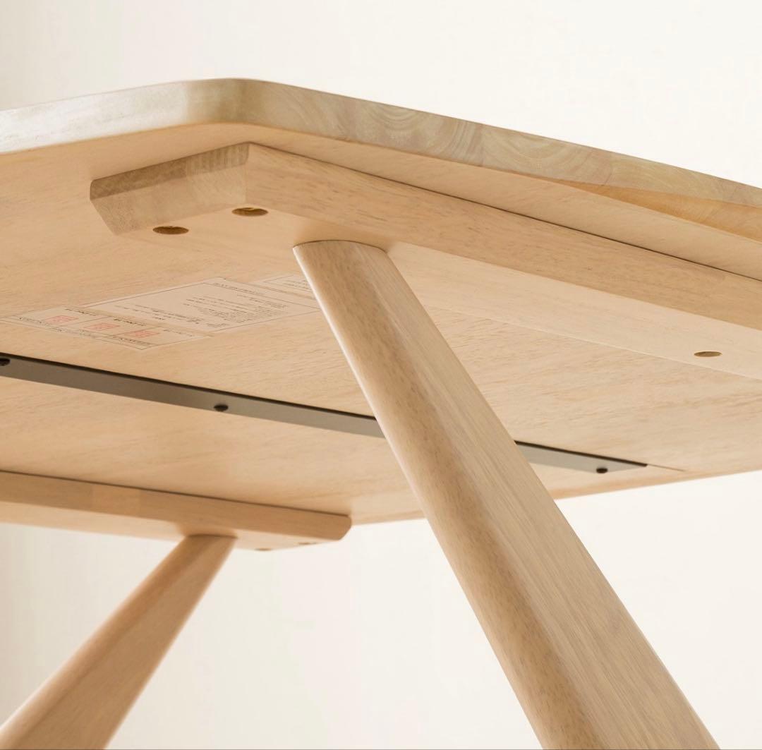 リビングダイニングテーブル(リラックスワイド 90×90 ホワイトウォッシュ)