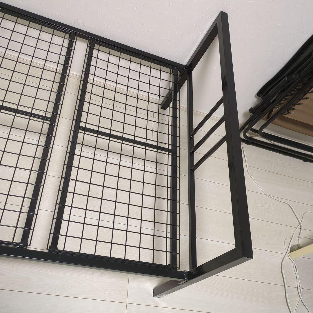 ニトリ シングル ベッドフレーム ブラック