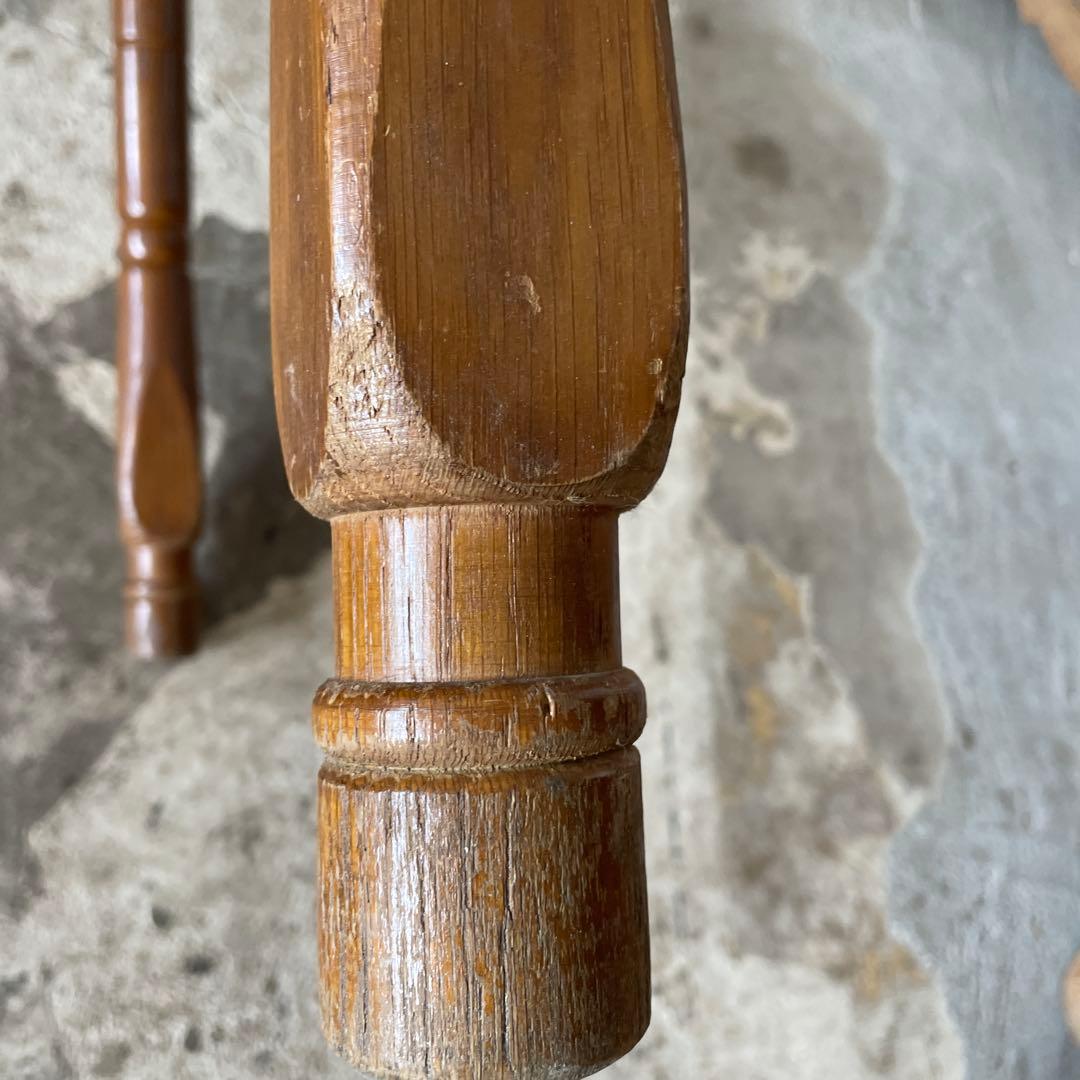 ビンテージ ラウンドエクステンションダイニングテーブル no3