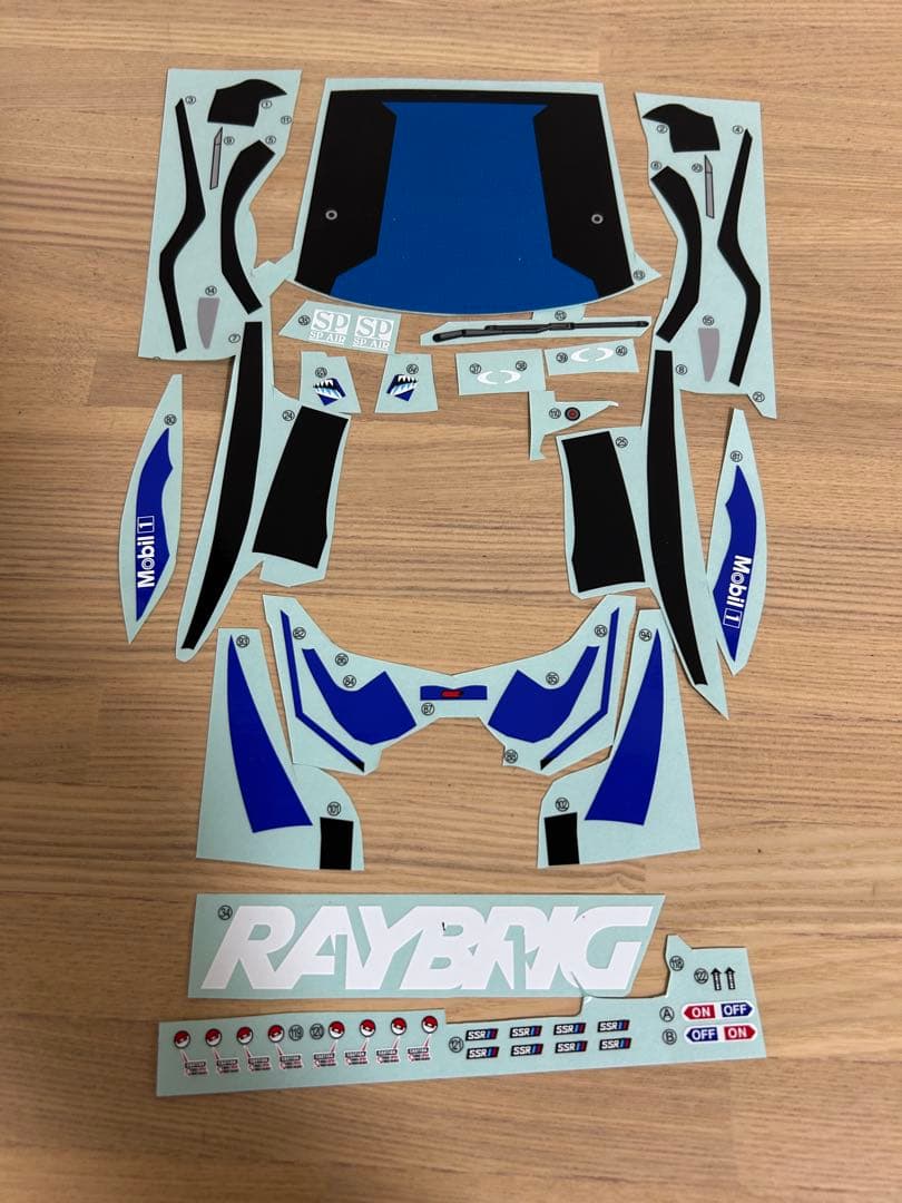 タミヤ　RAYBRIG NSX CONCEPT-GT RCカー 1/10用ボディ