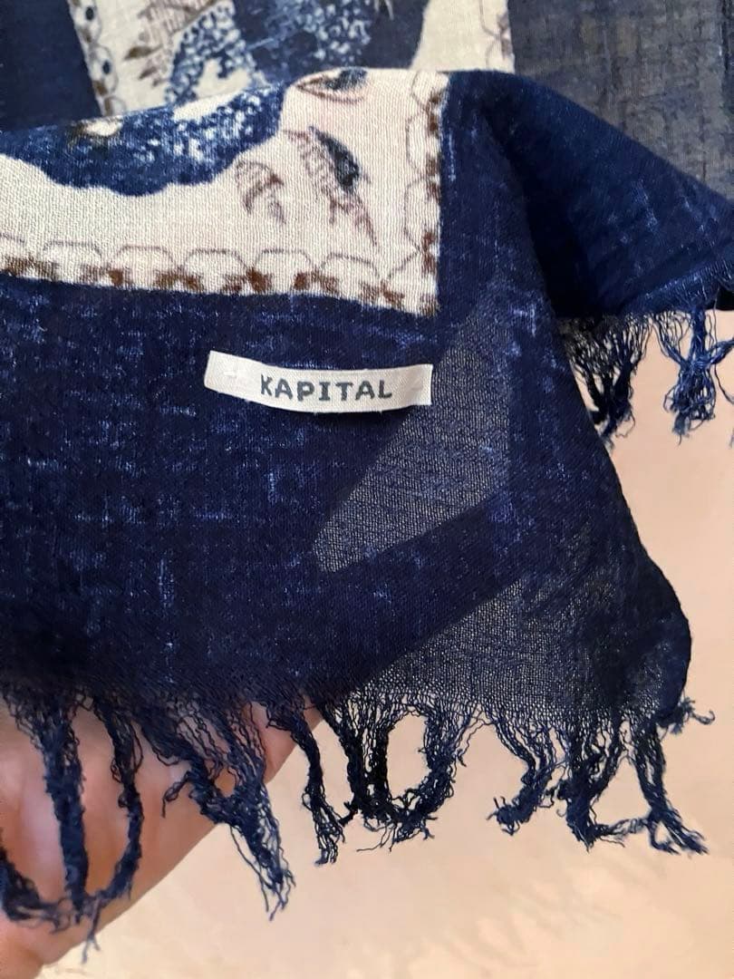 キャピタル　バンダナBIGフリンジストール