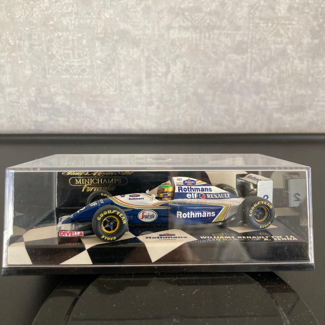 ミニチャンプス F1 ウィリアムズ FW16 ロスマンズ仕様 アイルトンセナ