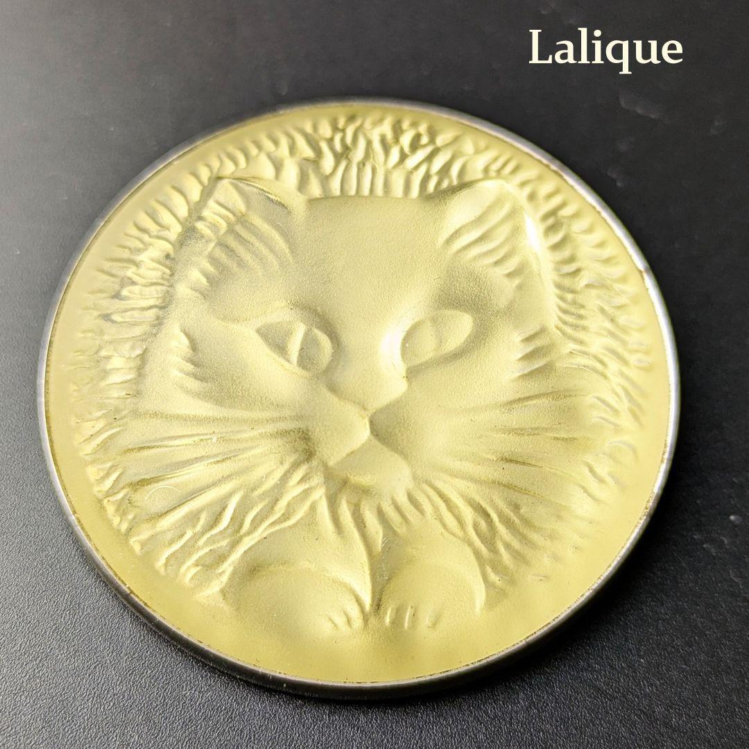 kinunekoさん専用ビンテージ★ラリック 猫ブローチ★ライトブラウン クリス kinunekoさん専用ビンテージ☆ラリック 猫ブローチ☆ライトブラウン