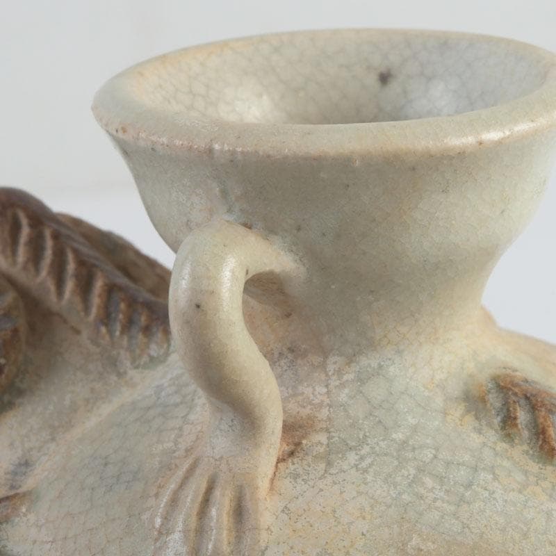 タイ古陶磁 スンコロク 宋胡録 神獣 双耳水滴 N 9391