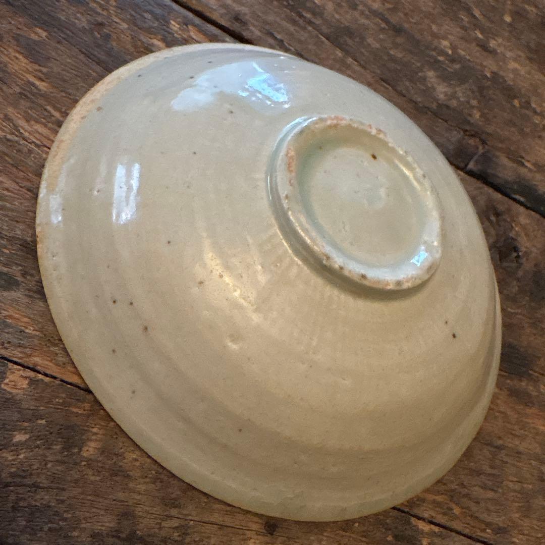 白磁❷ 口禿げの白磁の皿　中国　古玩