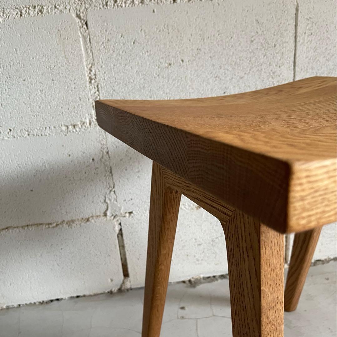 keikei リフレッシュタイプチェア　ロータイプ　オーク無垢　メープル色