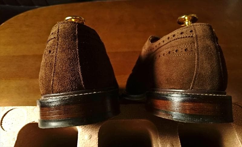 CHEANEY チーニー BAXLEY／ブラウンスエードウイングチップ／8F